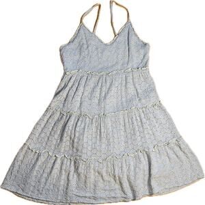 white christmas dresses Simi Denim Dress